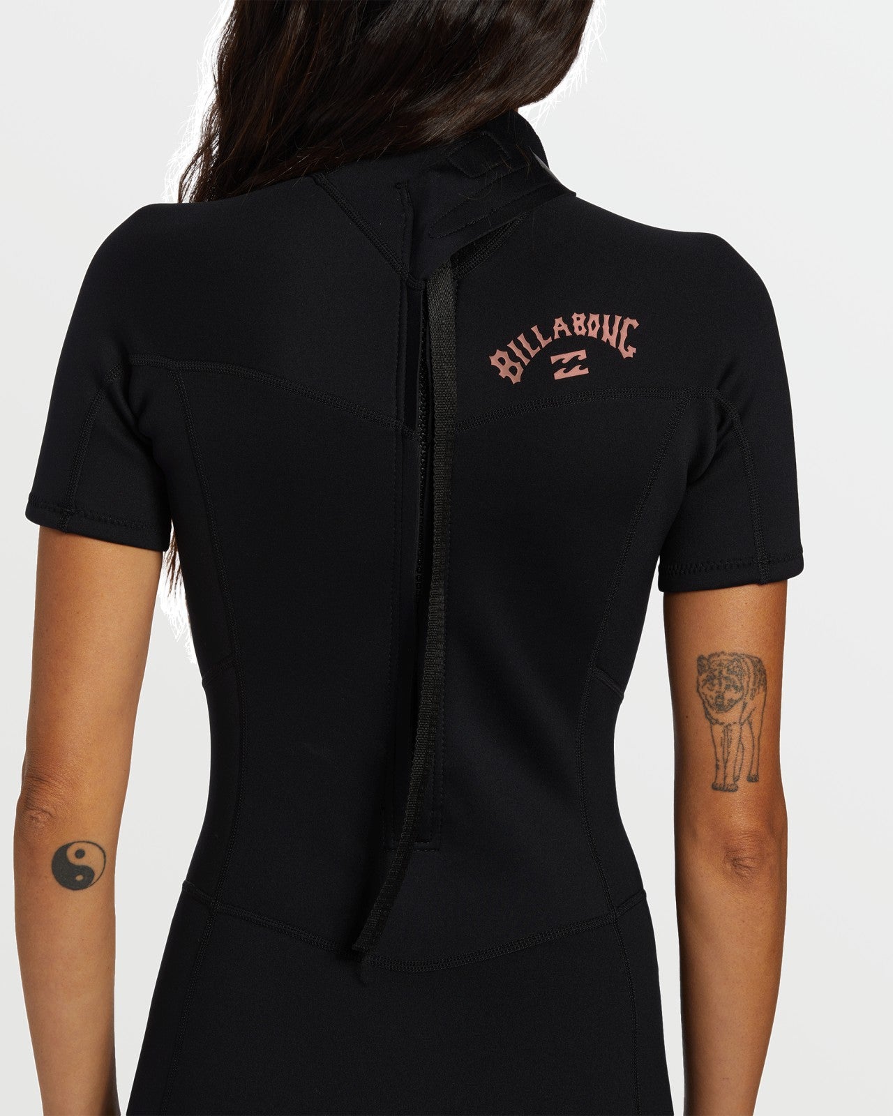 Foil Flatlock Short Sleeve Springsuit | Black Billabong