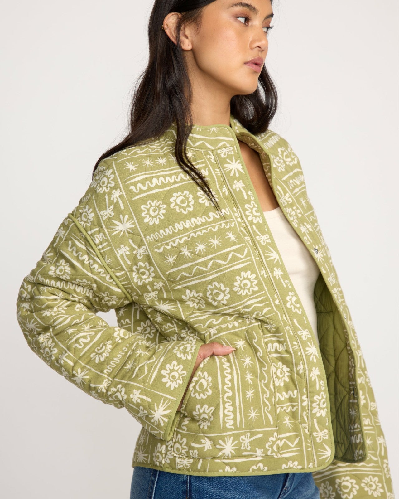 Folk Story Jacket | Green Tea Billabong