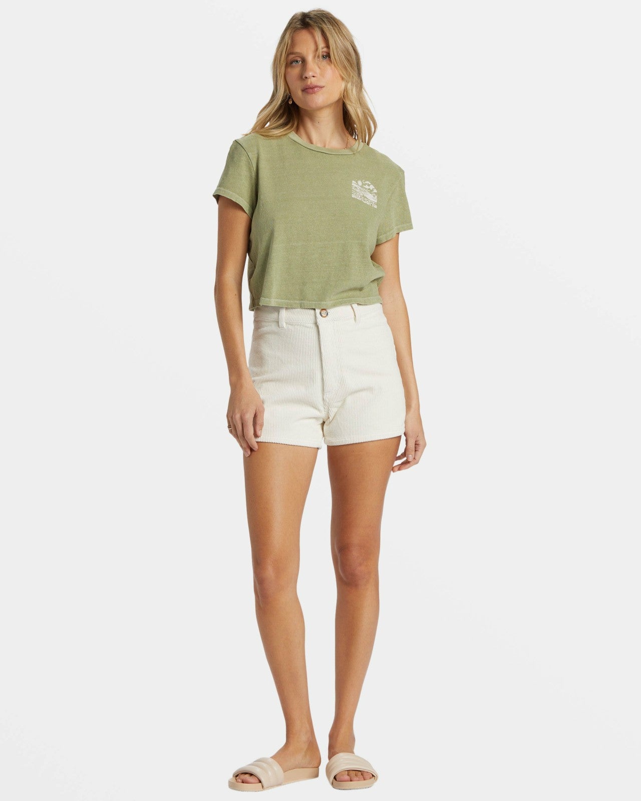Free Fall Corduroy Shorts | White Cap Billabong