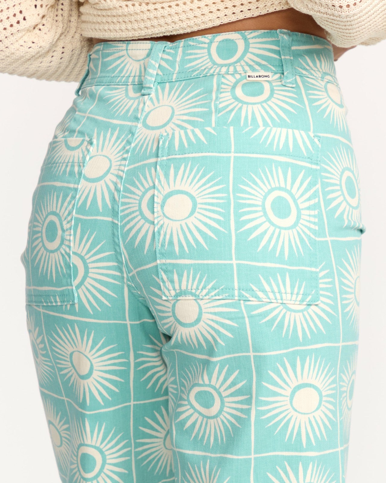 Free Fall Printed Twill Pants | Misty Blue Billabong