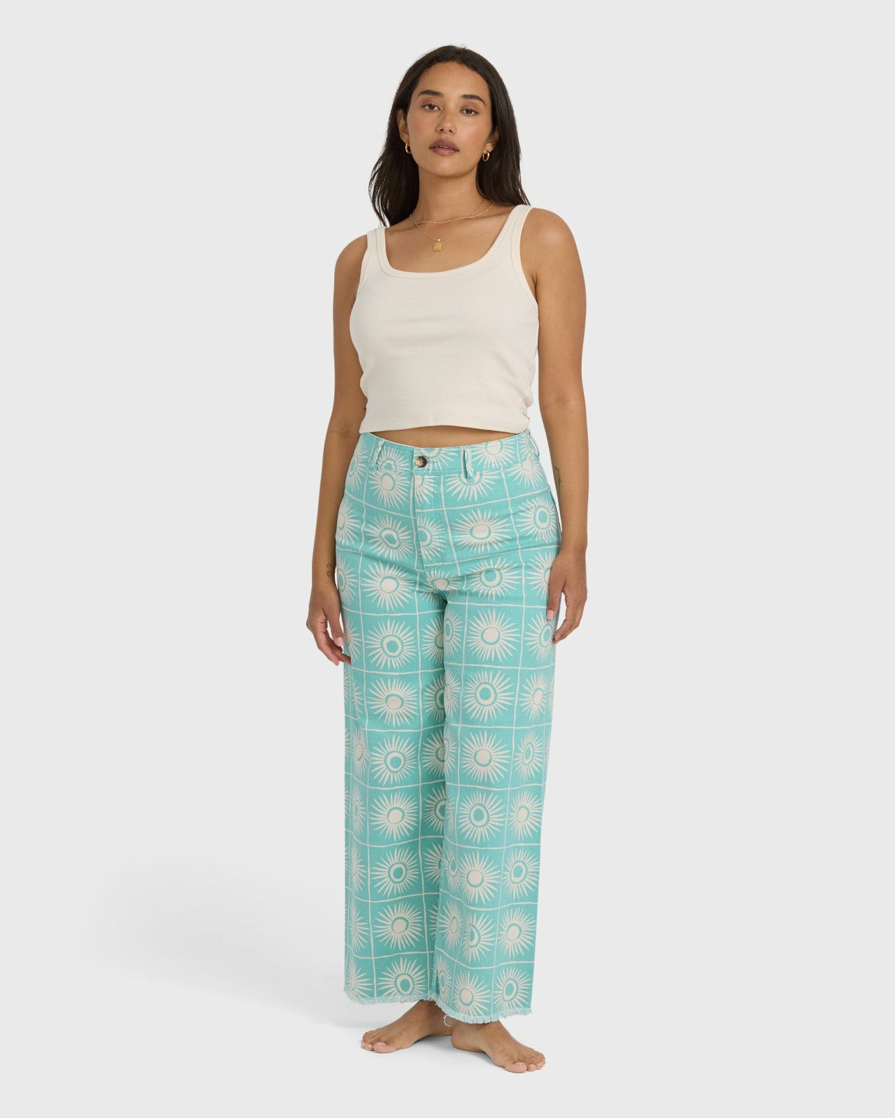 Free Fall Printed Twill Pants | Misty Blue Billabong