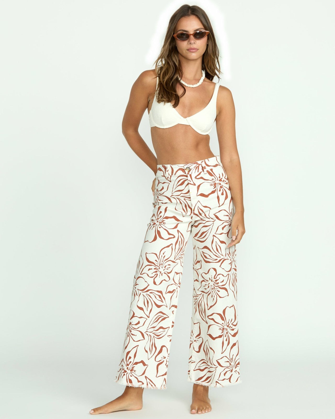 Free Fall Printed Twill Pants | Salt Crystal Billabong