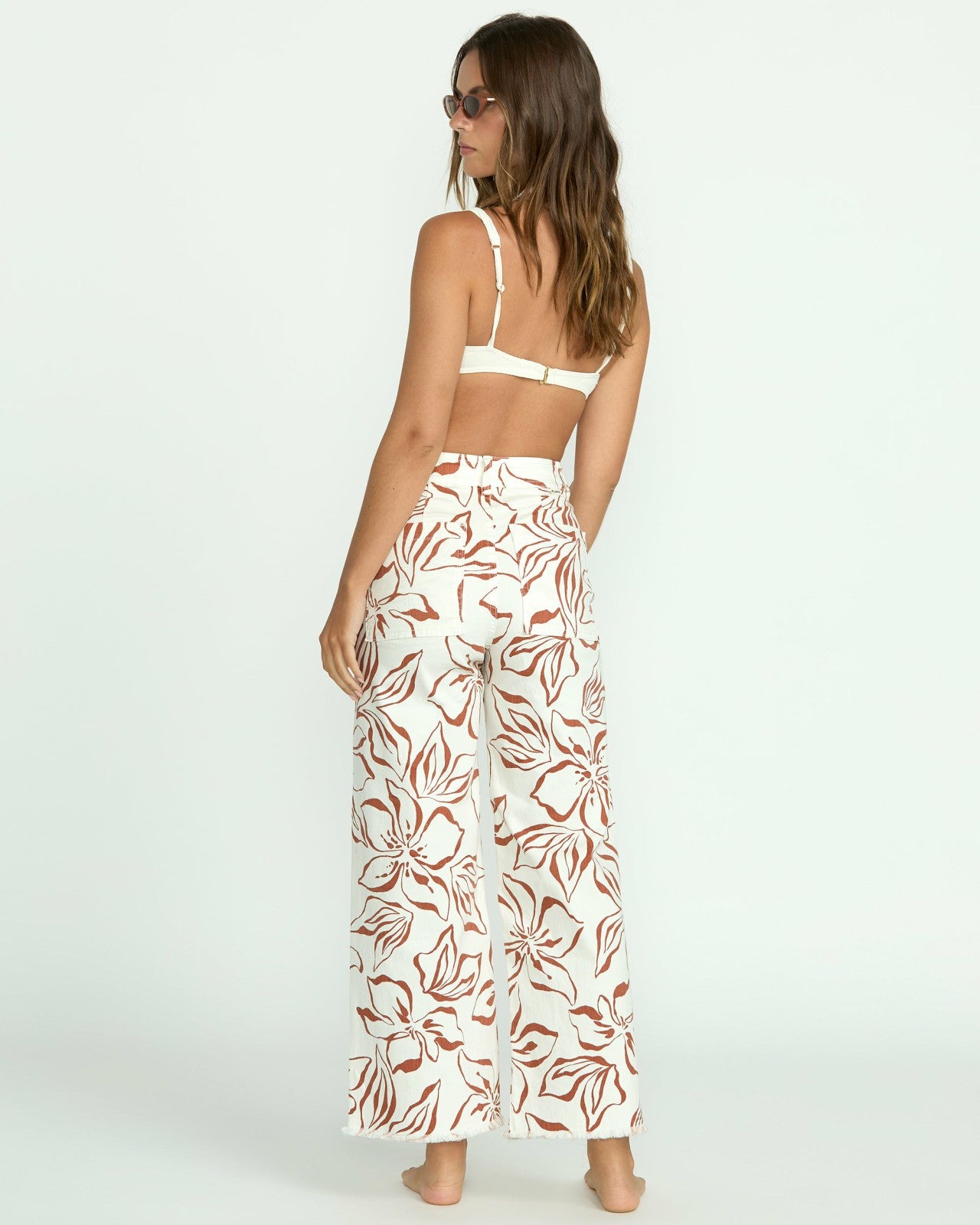 Free Fall Printed Twill Pants | Salt Crystal Billabong