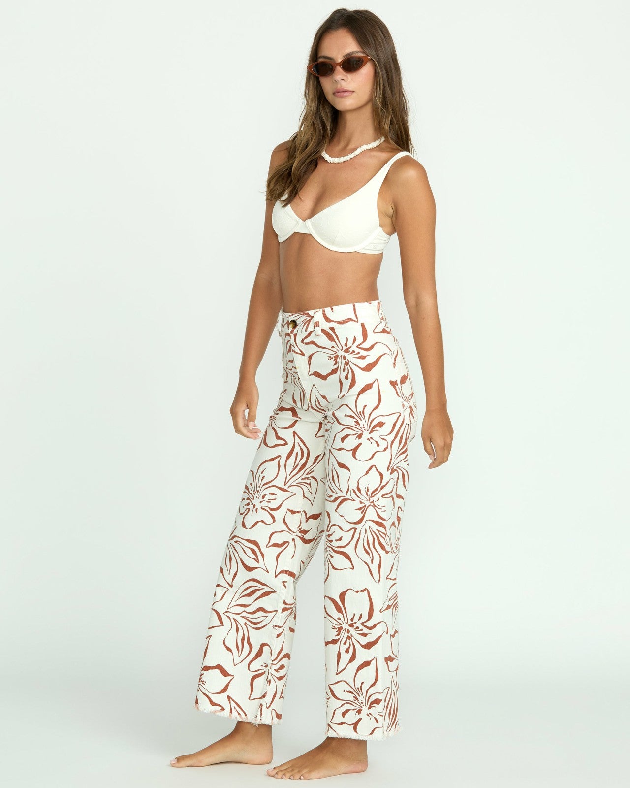 Free Fall Printed Twill Pants | Salt Crystal Billabong