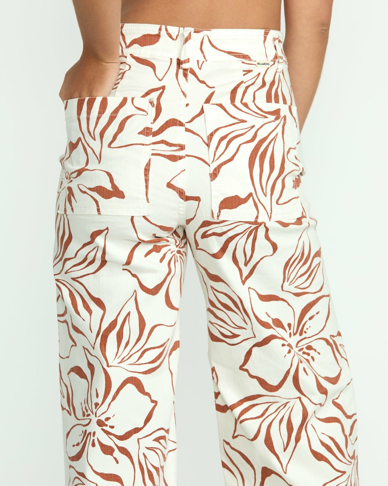 Free Fall Printed Twill Pants | Salt Crystal Billabong