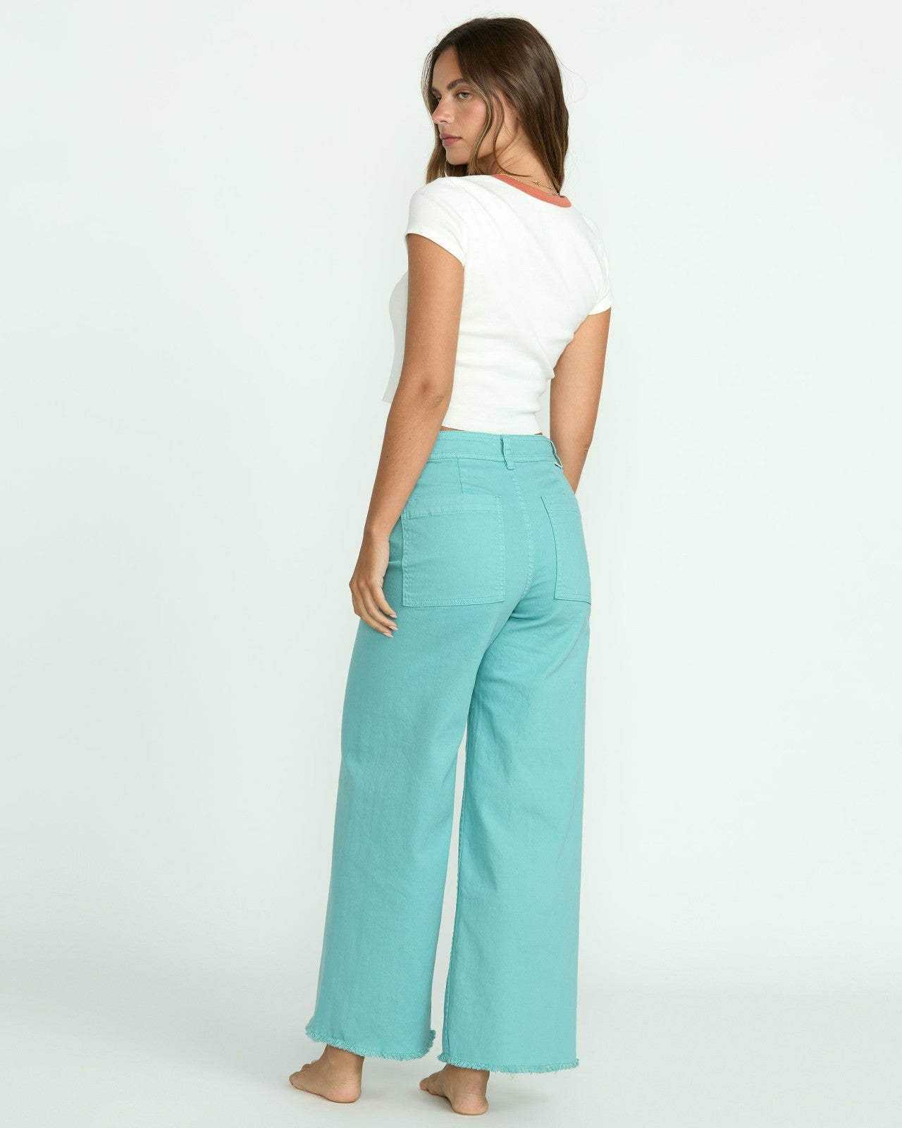 Free Fall High-Waist Pants | Misty Blue Billabong