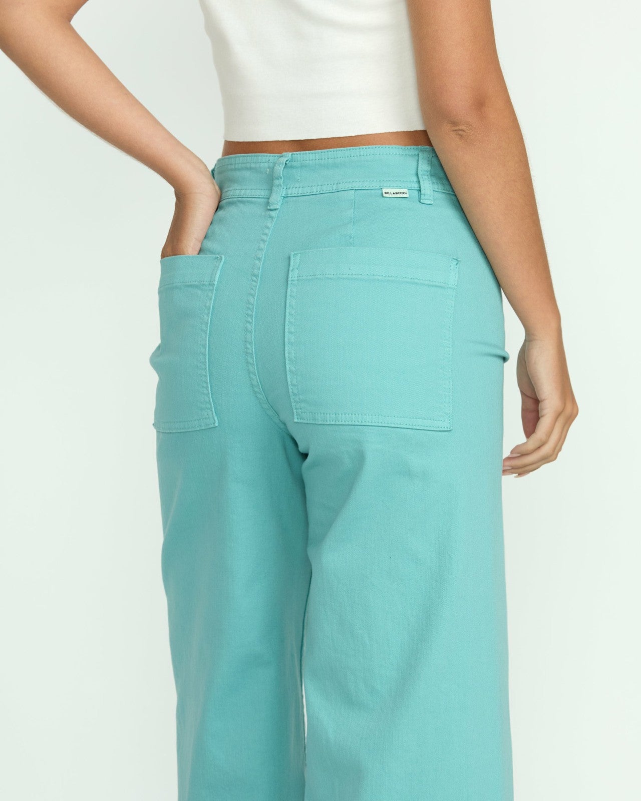 Free Fall High-Waist Pants | Misty Blue Billabong