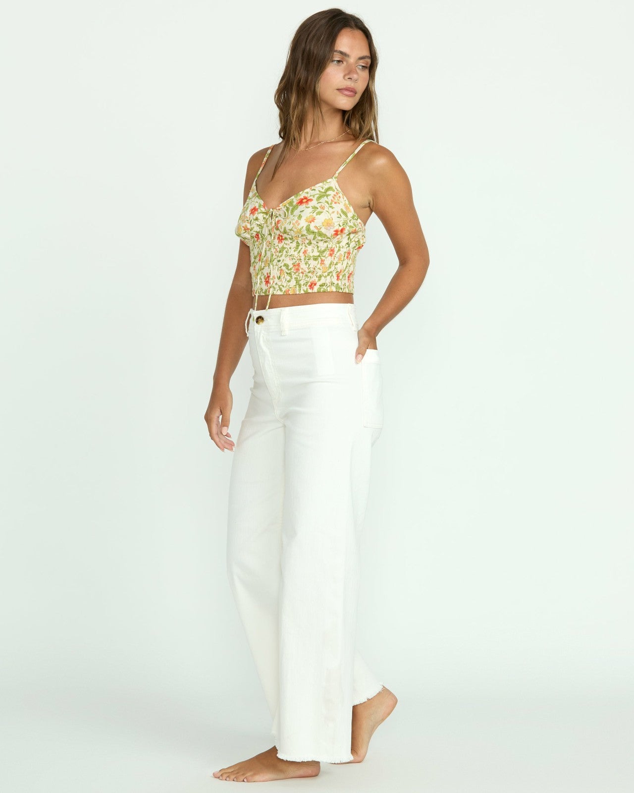Free Fall High-Waist Pants | Salt Crystal 1 Billabong