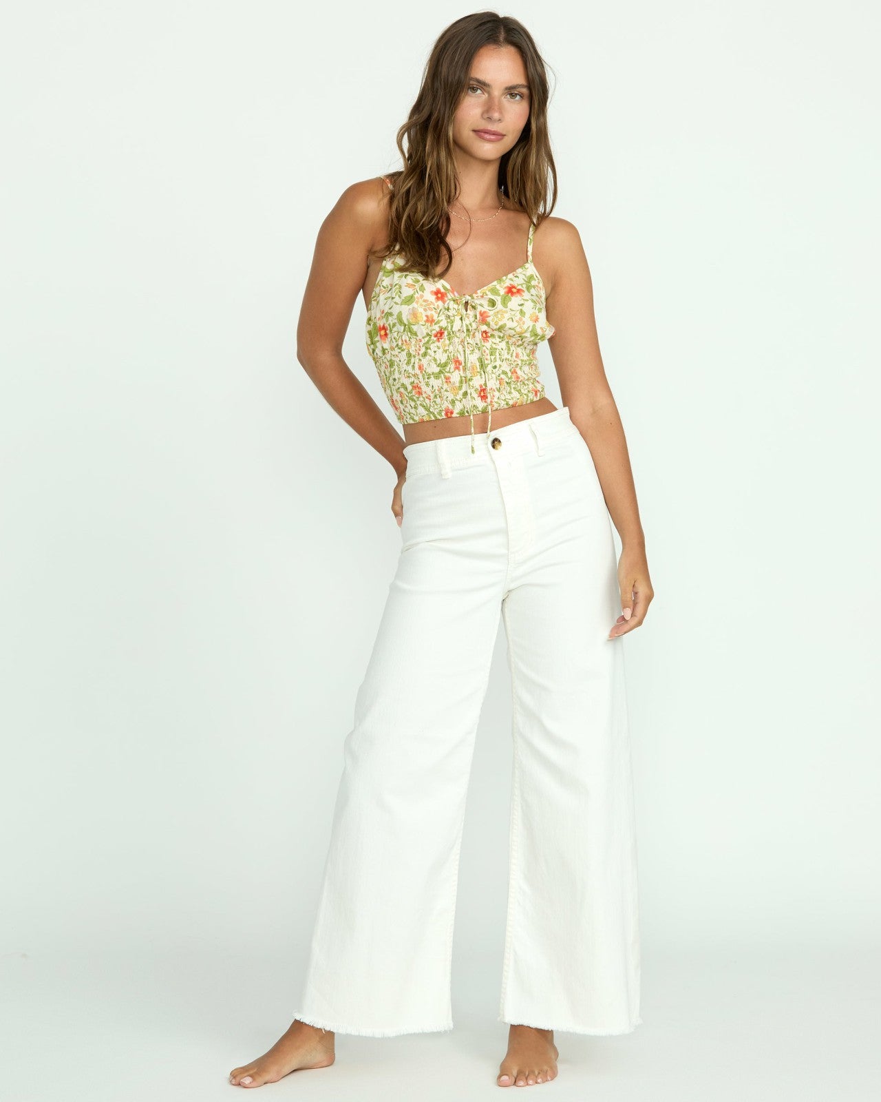 Free Fall High-Waist Pants | Salt Crystal 1 Billabong