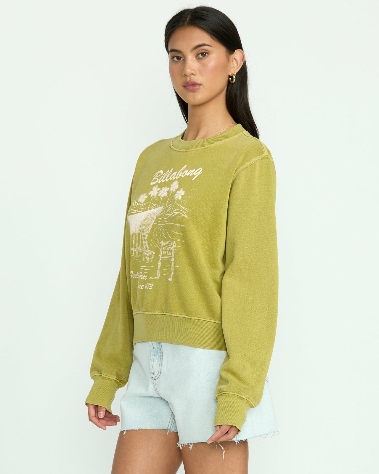 From Paradise Crewneck Sweatshirt | Sea Moss Billabong