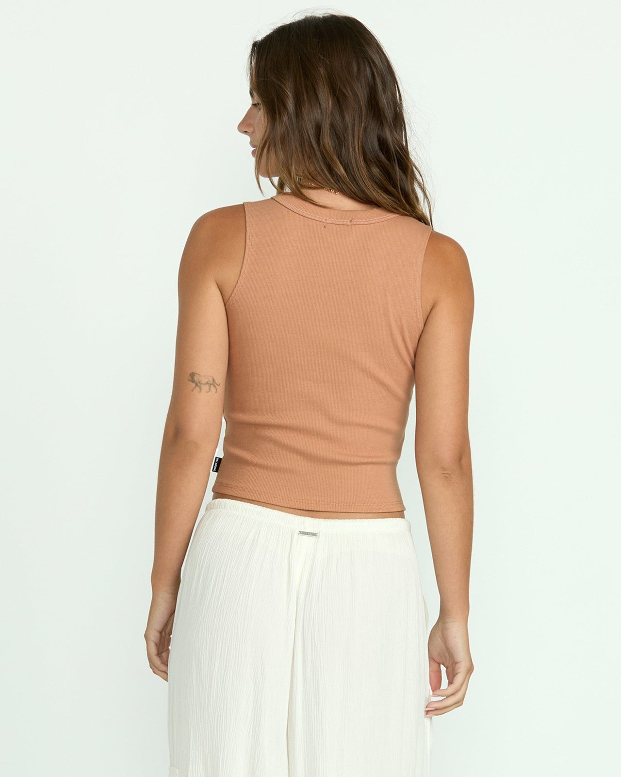 Fun Times Knit Tank | Rose Brown Billabong
