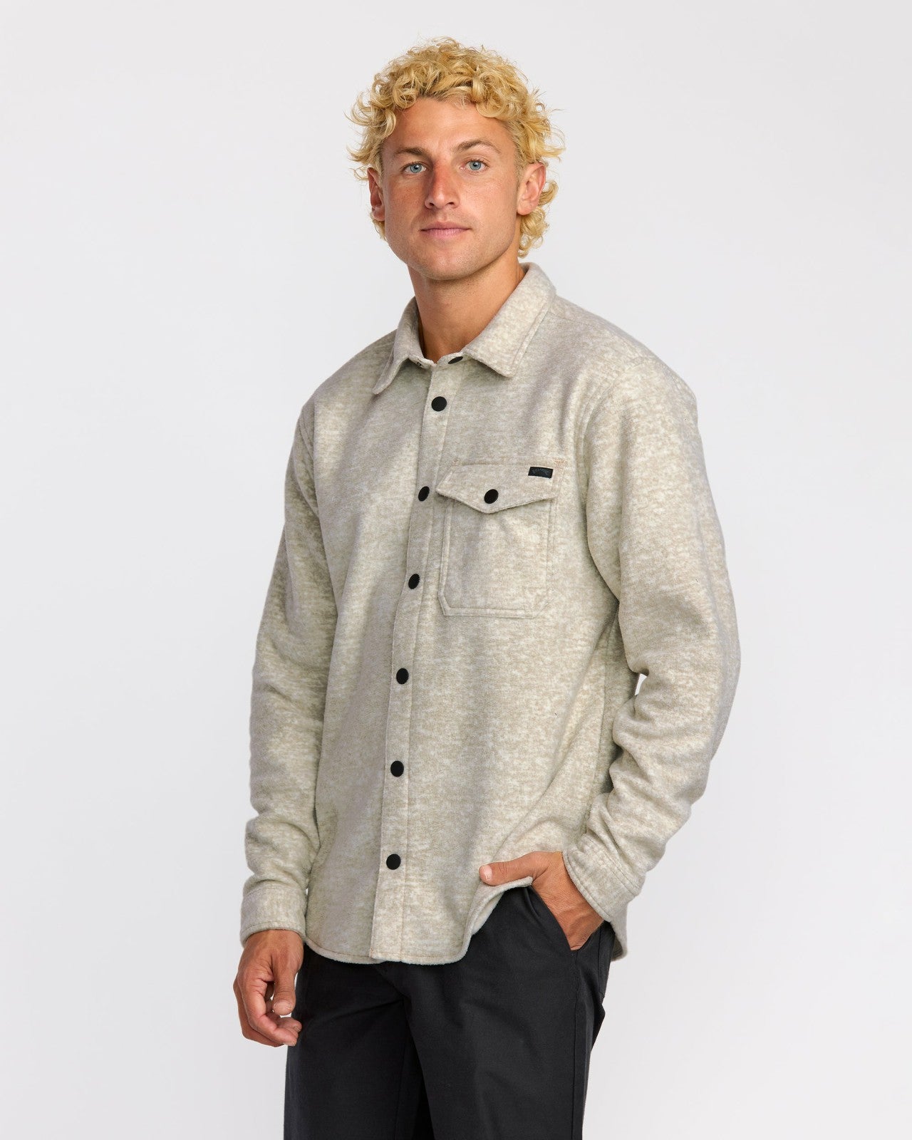 Furnace Long Sleeve Flannel Shirt | Gravel Billabong