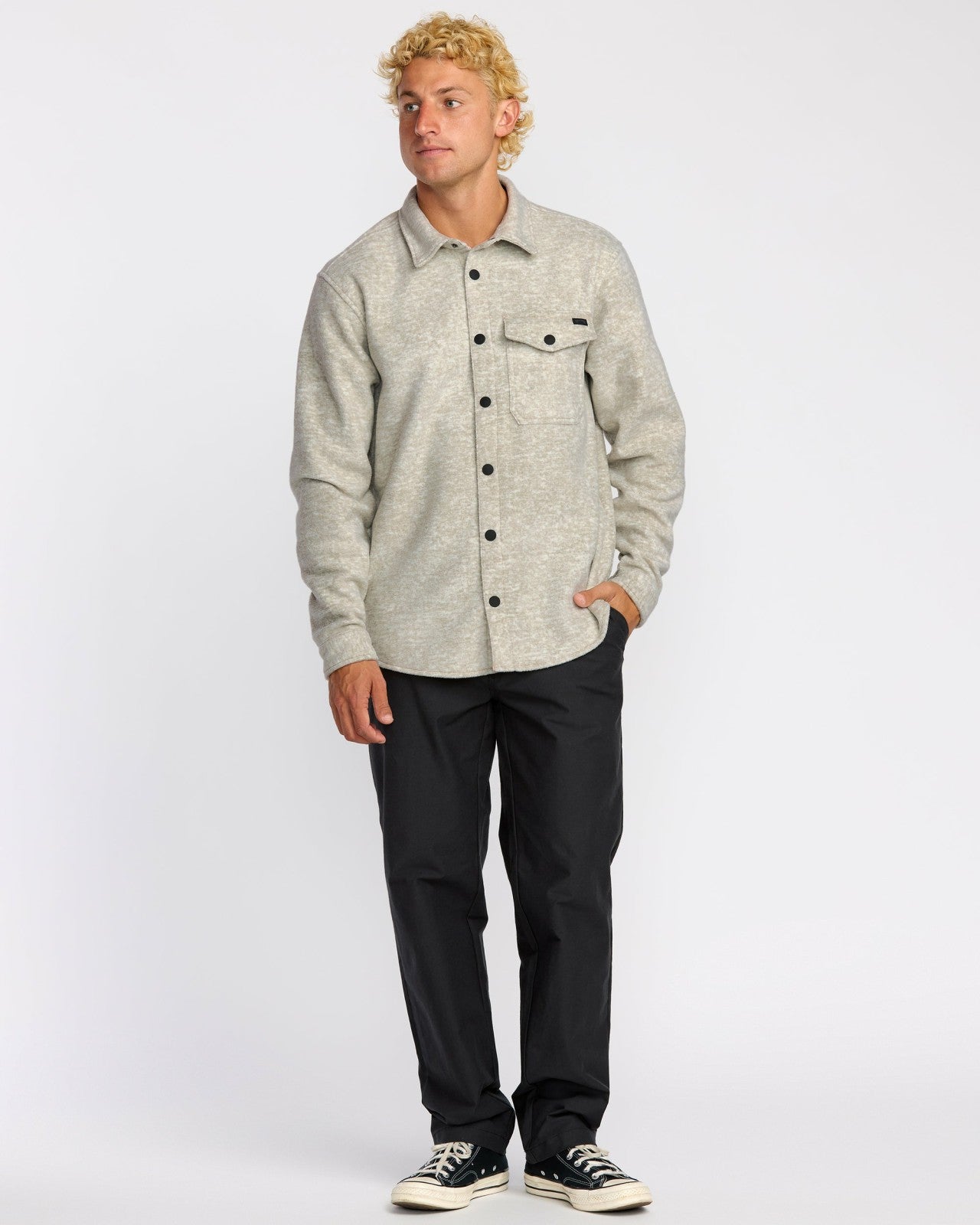 Furnace Long Sleeve Flannel Shirt | Gravel Billabong