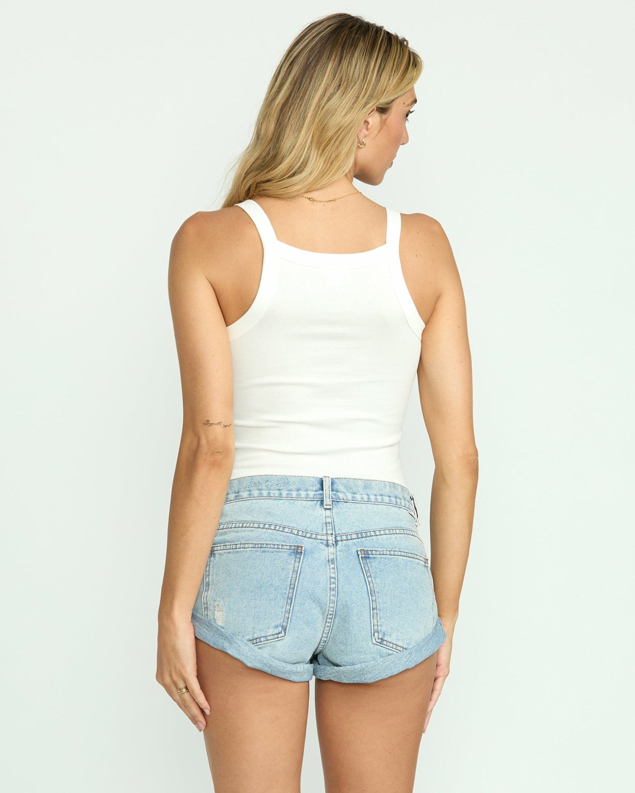 Get Low Denim Shorts | Light Wash Destroy Billabong