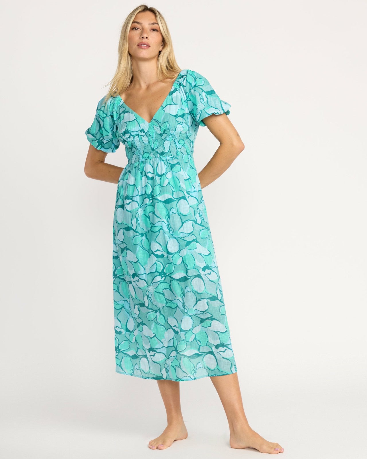 Go Coastal Midi Dress | Blue Bird Billabong