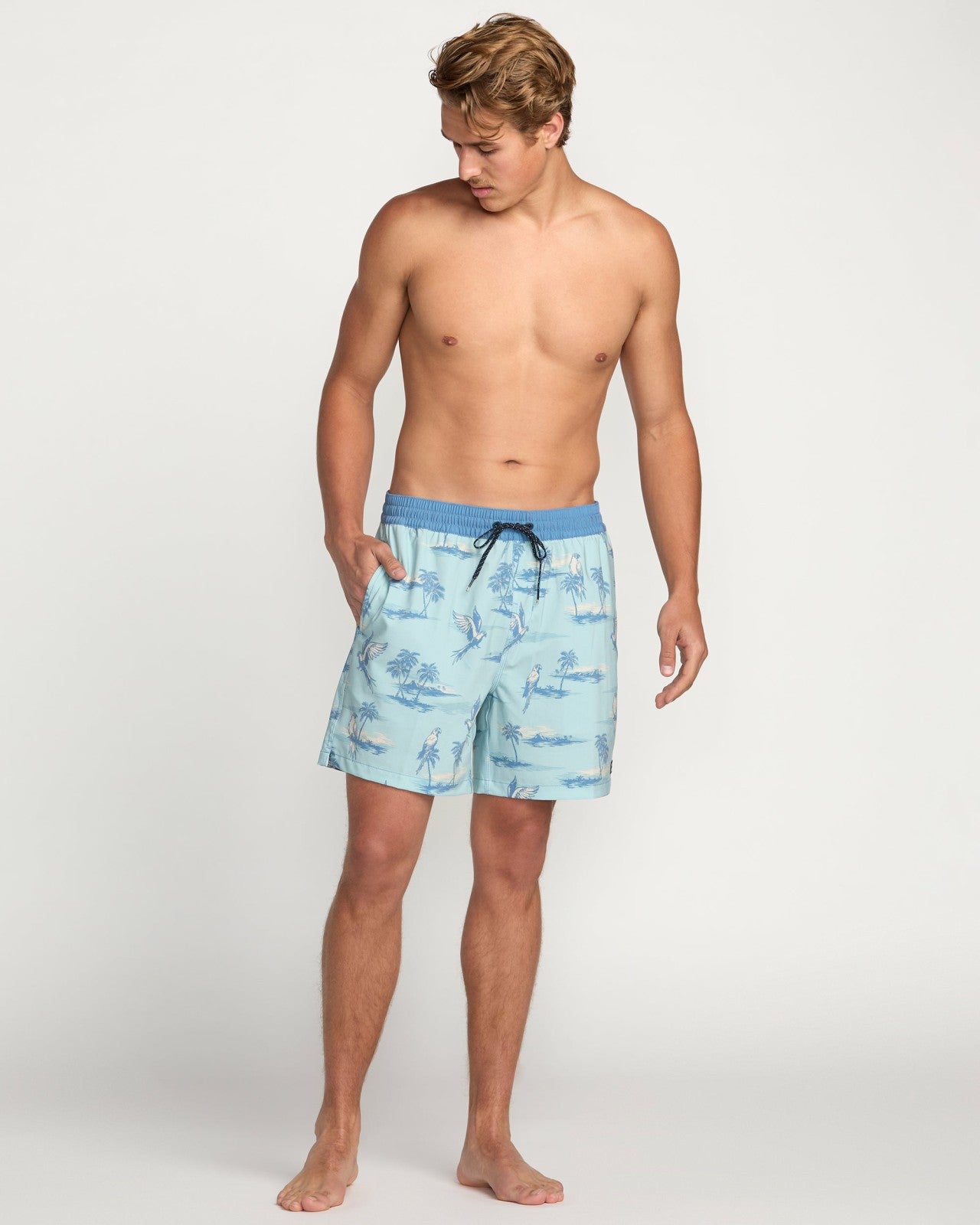 Good Times Laybacks 16" Trunks | Dusty Blue Billabong