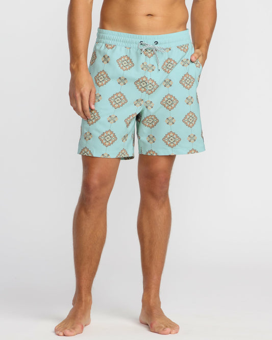 Good Times Layback 16" Trunks | Light Blue Billabong