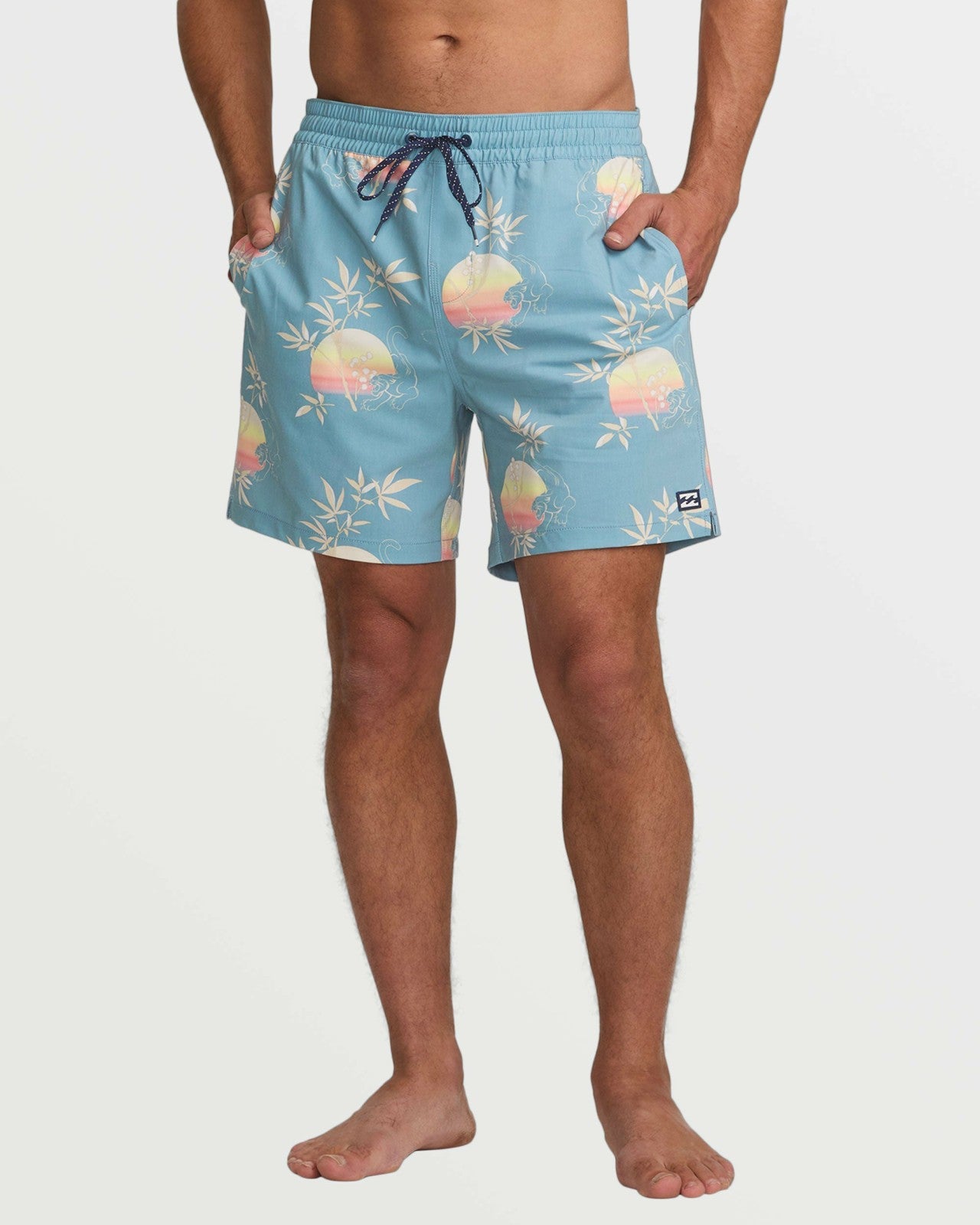 Good Times Laybacks 16" Trunks | Washed Blue Billabong