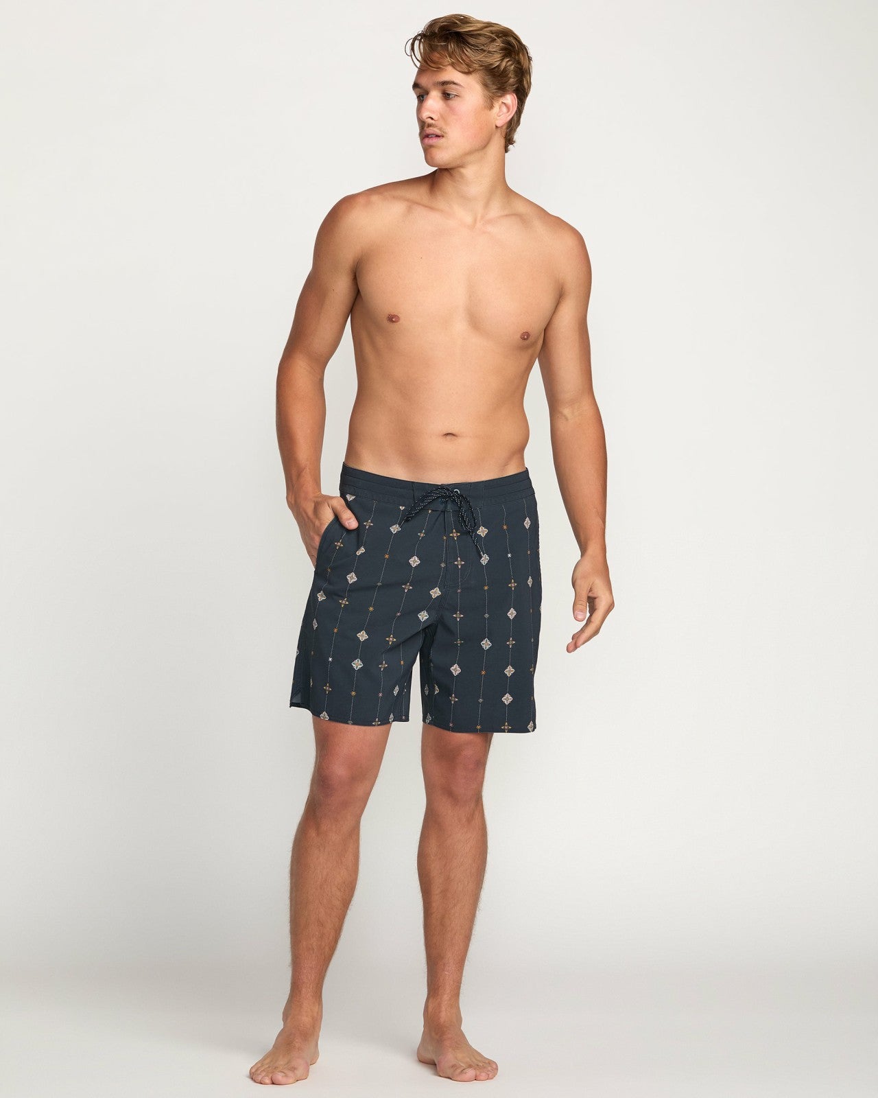 Good Times Lo Tide 18" Boardshorts | Navy Billabong