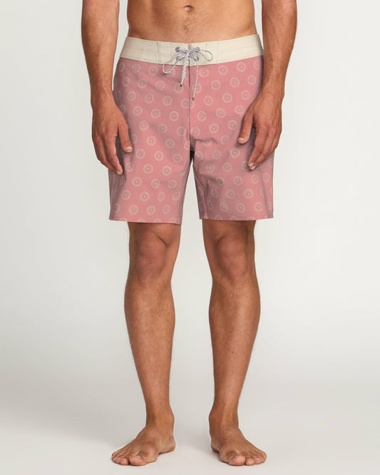 Good Times Pro Performance 18" Boardshorts | Dusty Rose Billabong