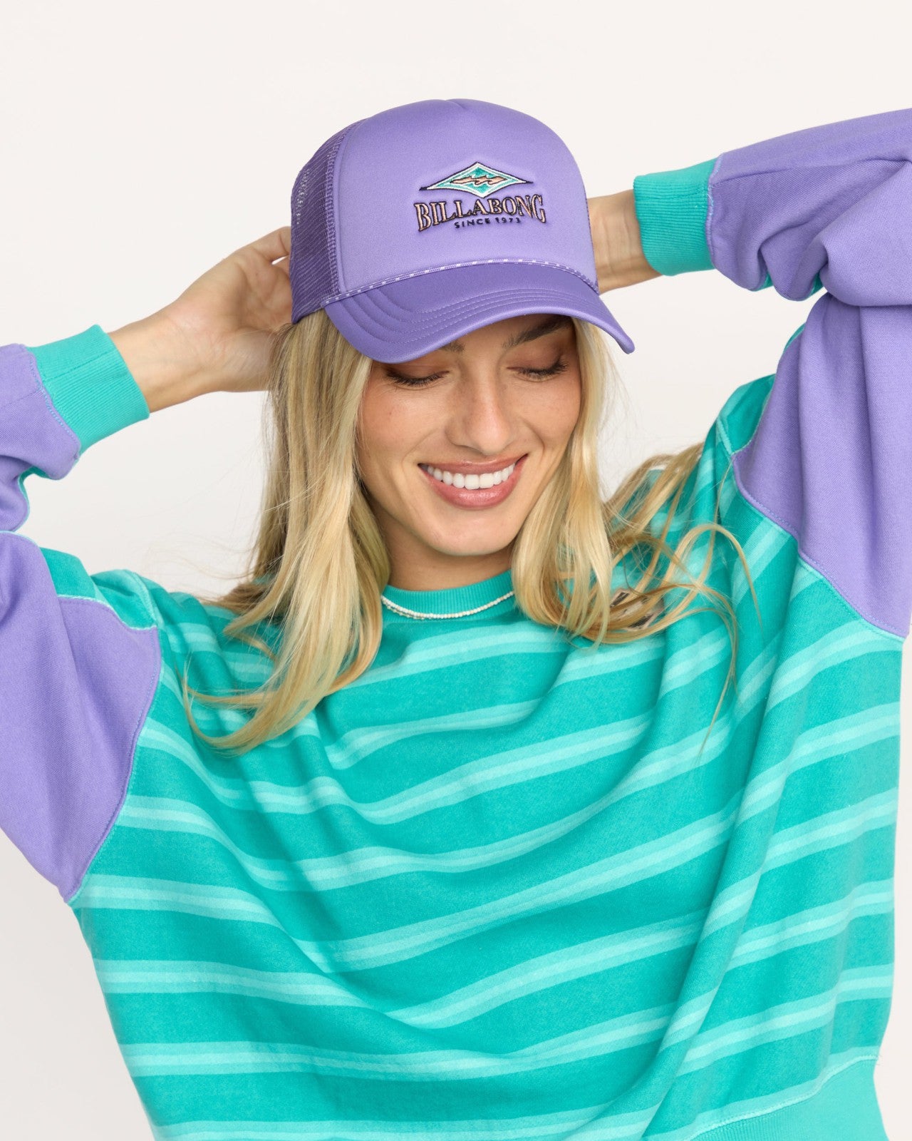 Grandpa Trucker Hat | Purple Ash Billabong