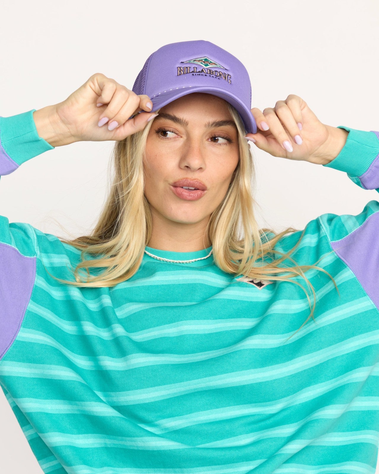Grandpa Trucker Hat | Purple Ash Billabong