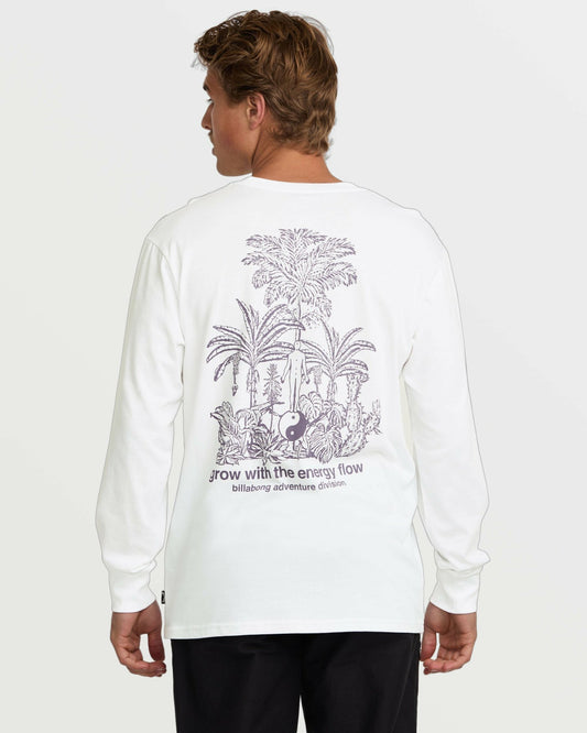Grow A/Div Long Sleeve Tee | White Billabong