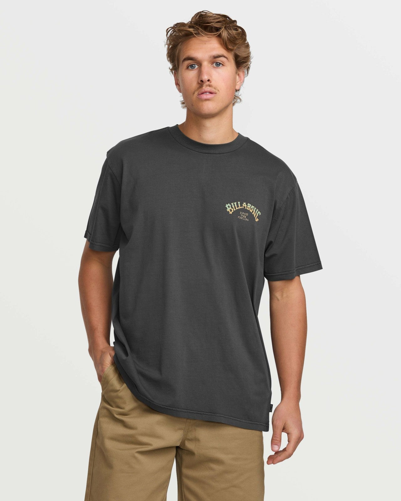 Hack Premium Wave Wash Tee | Washed Black Billabong