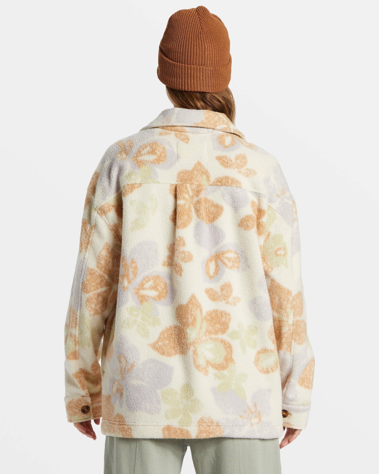 Happy Camper Shacket Button Sweater | Summer Rain Billabong
