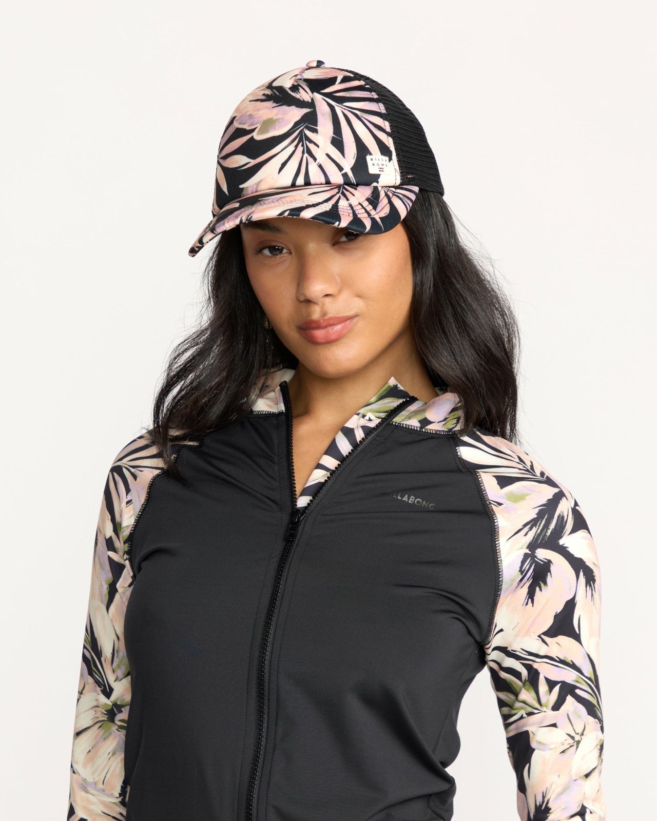 Heritage Mashup Hat | Black Floral Billabong