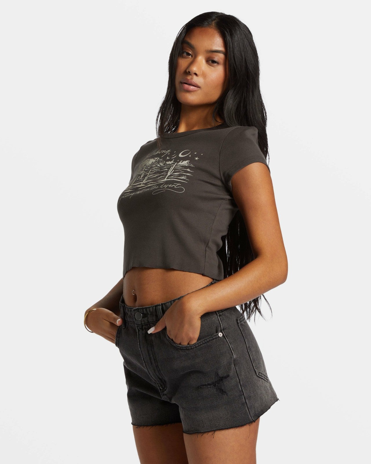 High Tides Denim Shorts | Fade To Black Billabong