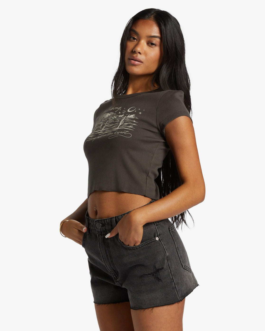 High Tides Denim Shorts | Fade To Black Billabong
