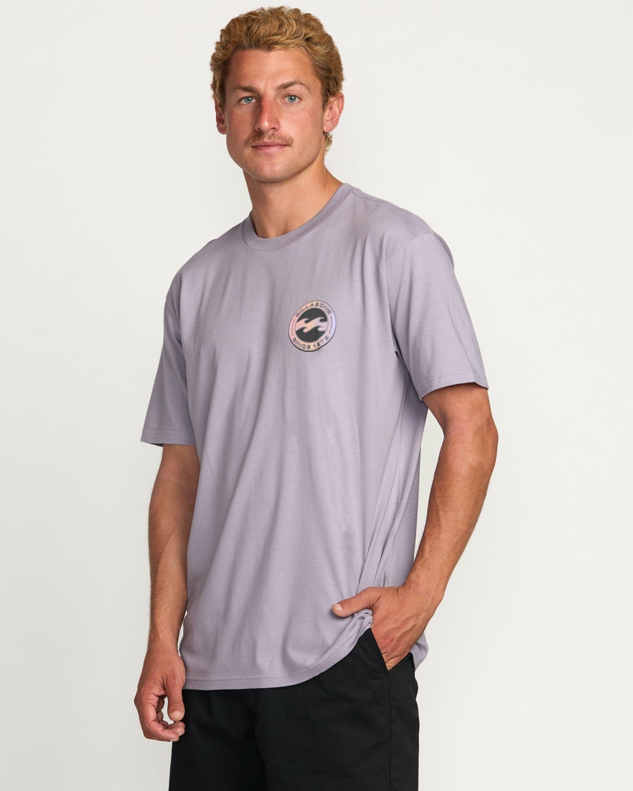 Hollow Premium Tee | Light Purple Billabong