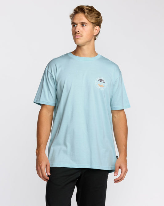 Hollow Premium Short Sleeve T-Shirt | Coastal Blue Billabong