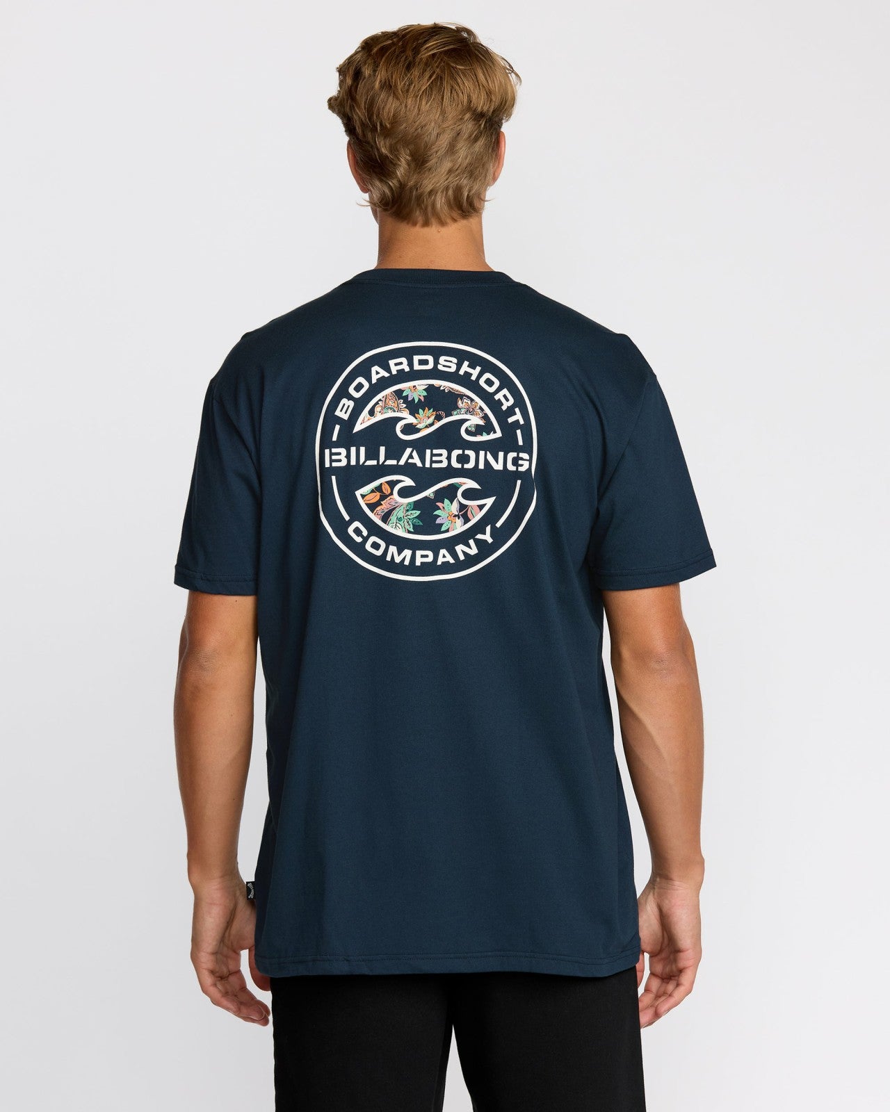 Hollow Premium Short Sleeve T-Shirt | Navy Billabong