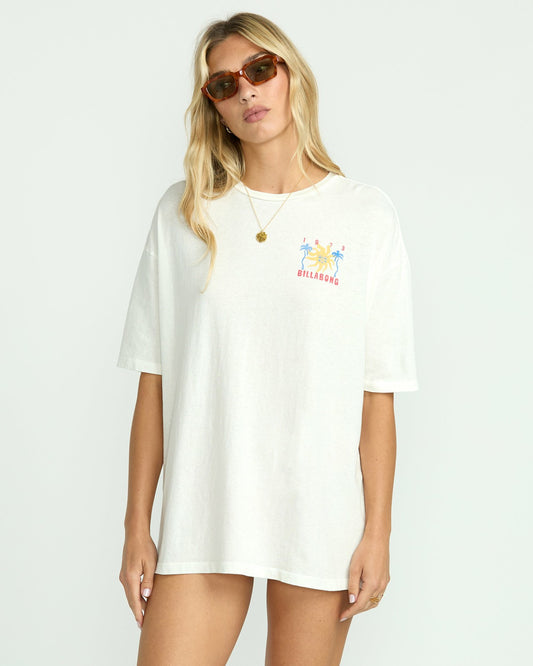 Hot Haze Tee | Salt Crystal Billabong