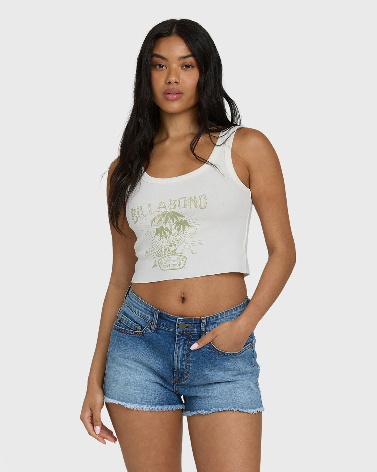 Hula Club Rj Tank Top | Salt Crystal Billabong