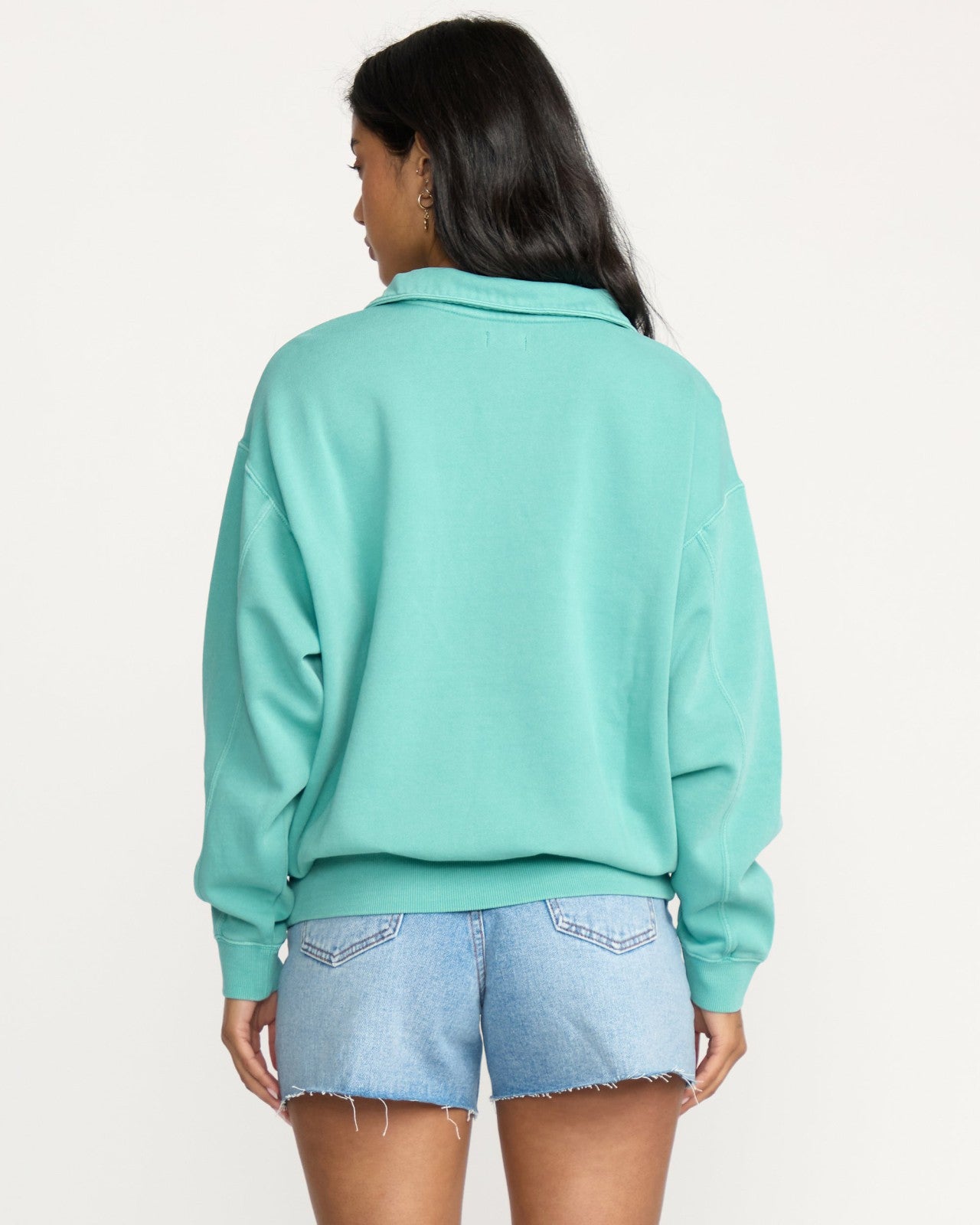 Hula Half Zip Sweatshirt | Blue Bird Billabong