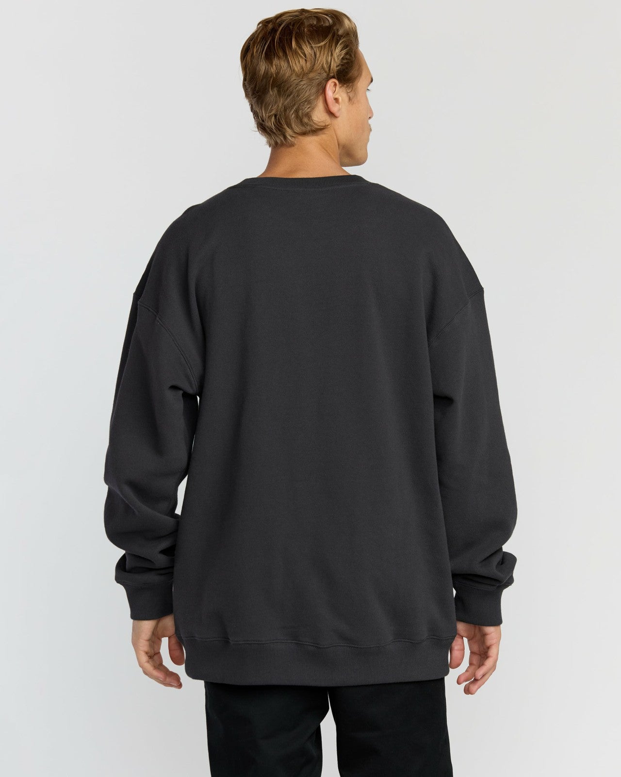 Iconic Emboss Crewneck Sweatshirt | Black Billabong