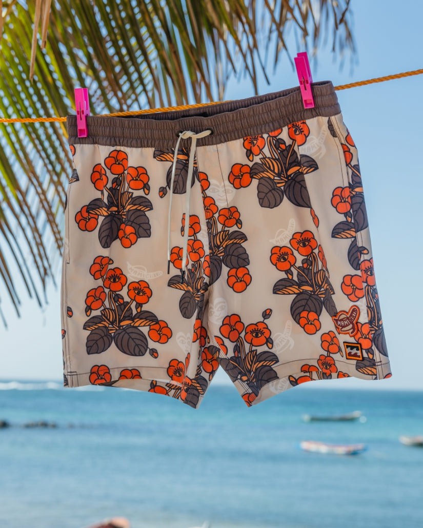 Billabong x Mami Wata Icons Laybacks 17" Trunks | Stone Billabong