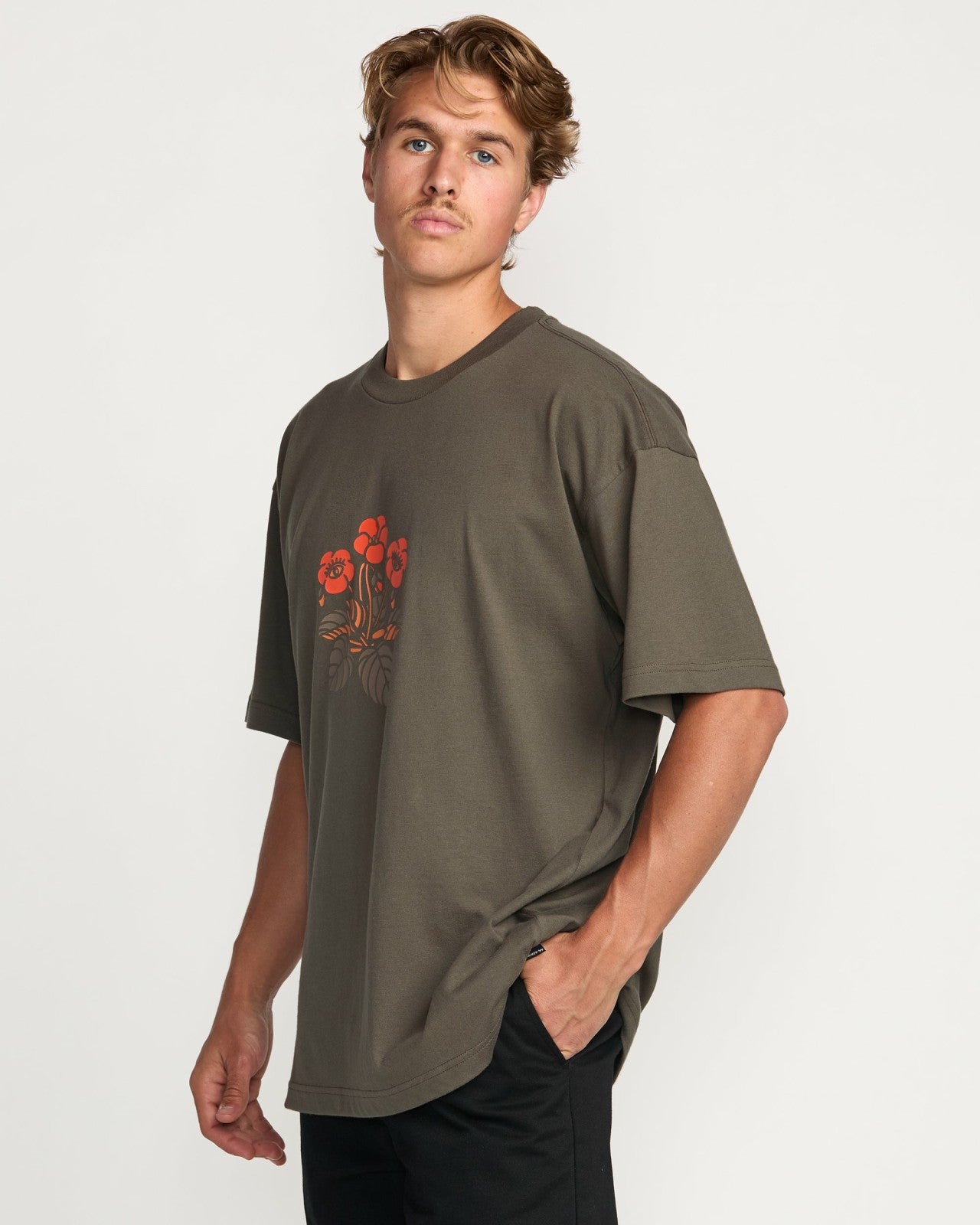 Billabong x Mami Wata Icons OG Tee | Brown Billabong