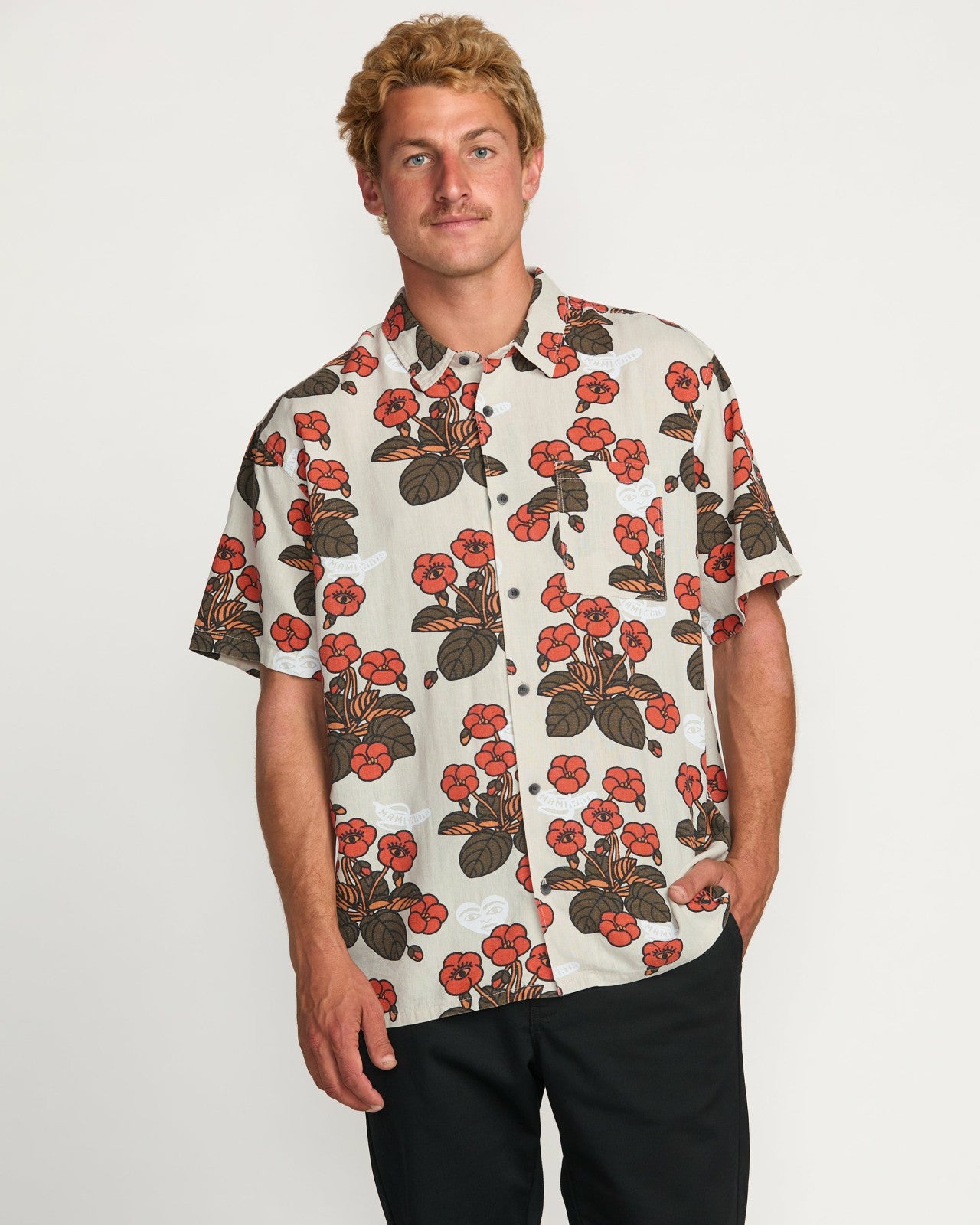 Billabong x Mami Wata Icons Short Sleeve Shirt | Stone Billabong