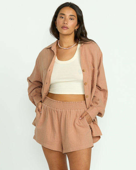 In The Waves Short | Rose Brown Billabong