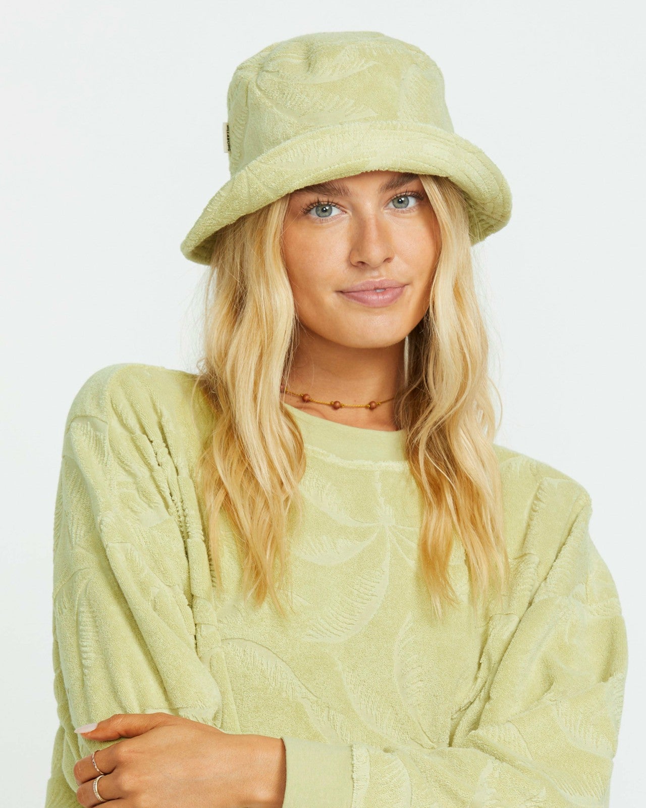 Jacquard Beach Bucket Hat | Wasabi Billabong