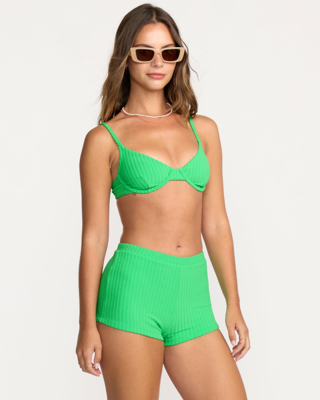 Josie In The Loop Demi Underwire Bikini Top | Jungle Green Billabong