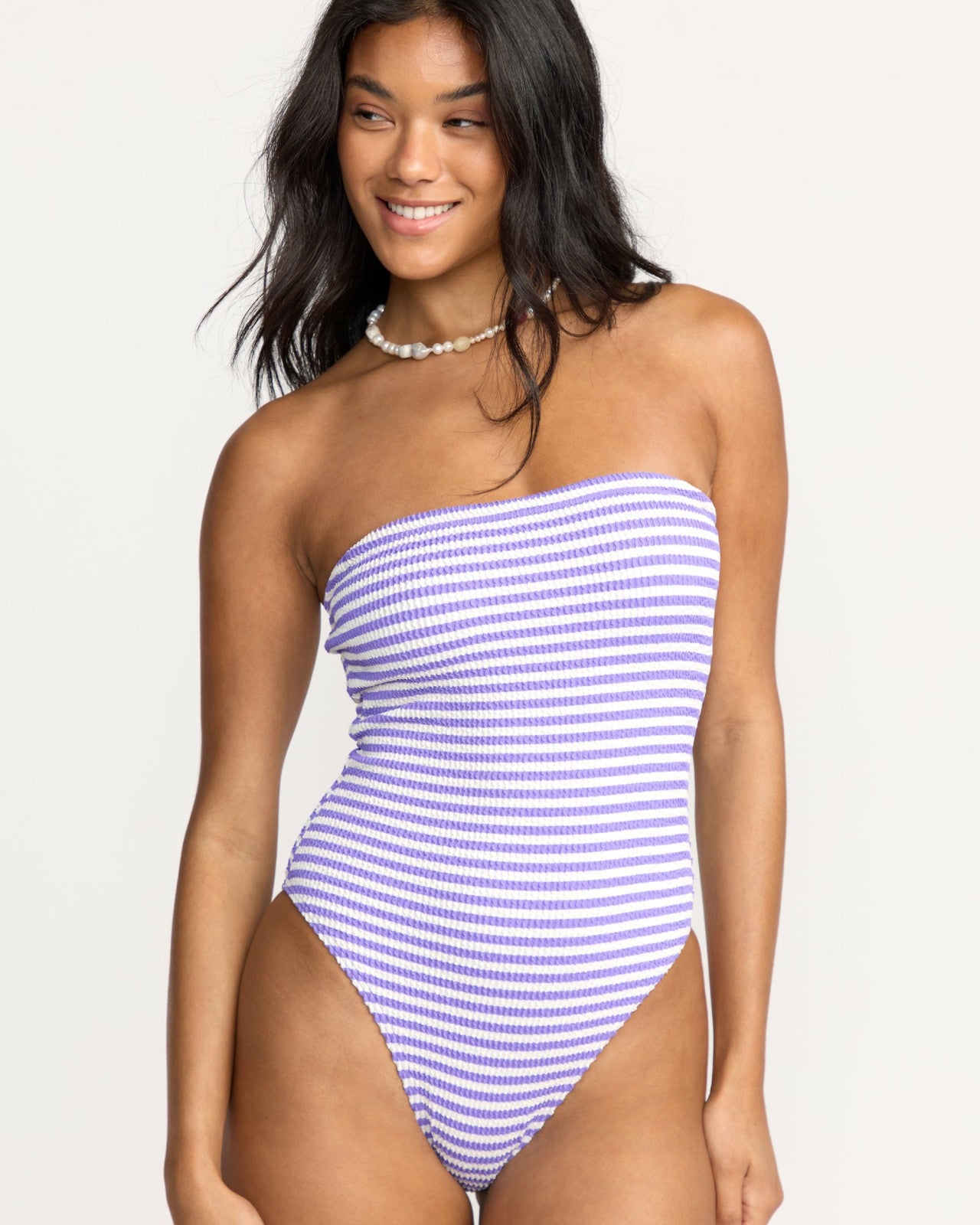 Josie Summer Hi Tully One-Piece Swimsuit | Purple Punch Billabong