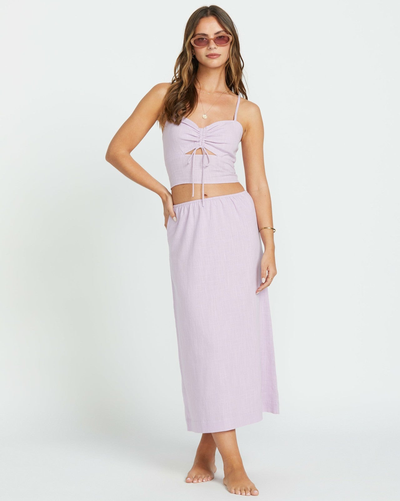 Keep It Simple Skirt | Amethyst Smoke Billabong