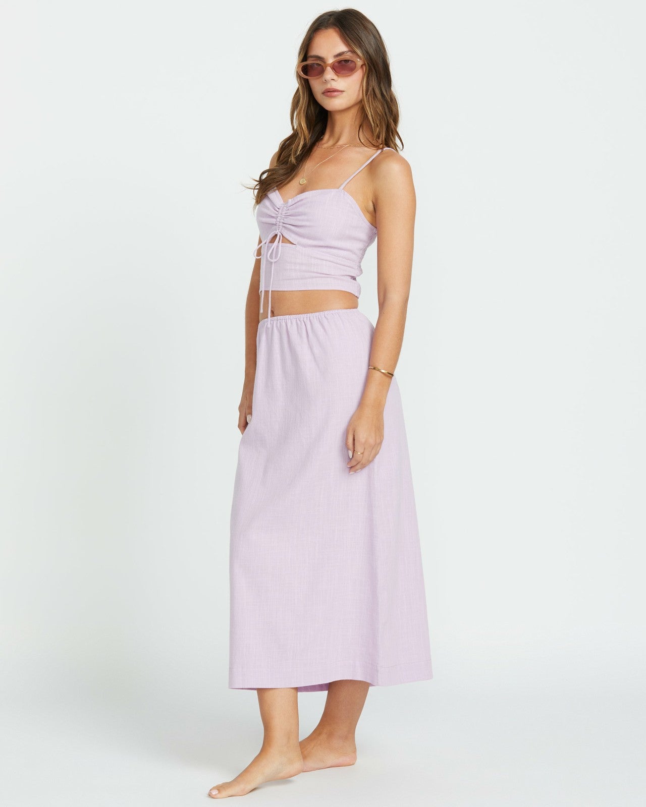 Keep It Simple Skirt | Amethyst Smoke Billabong