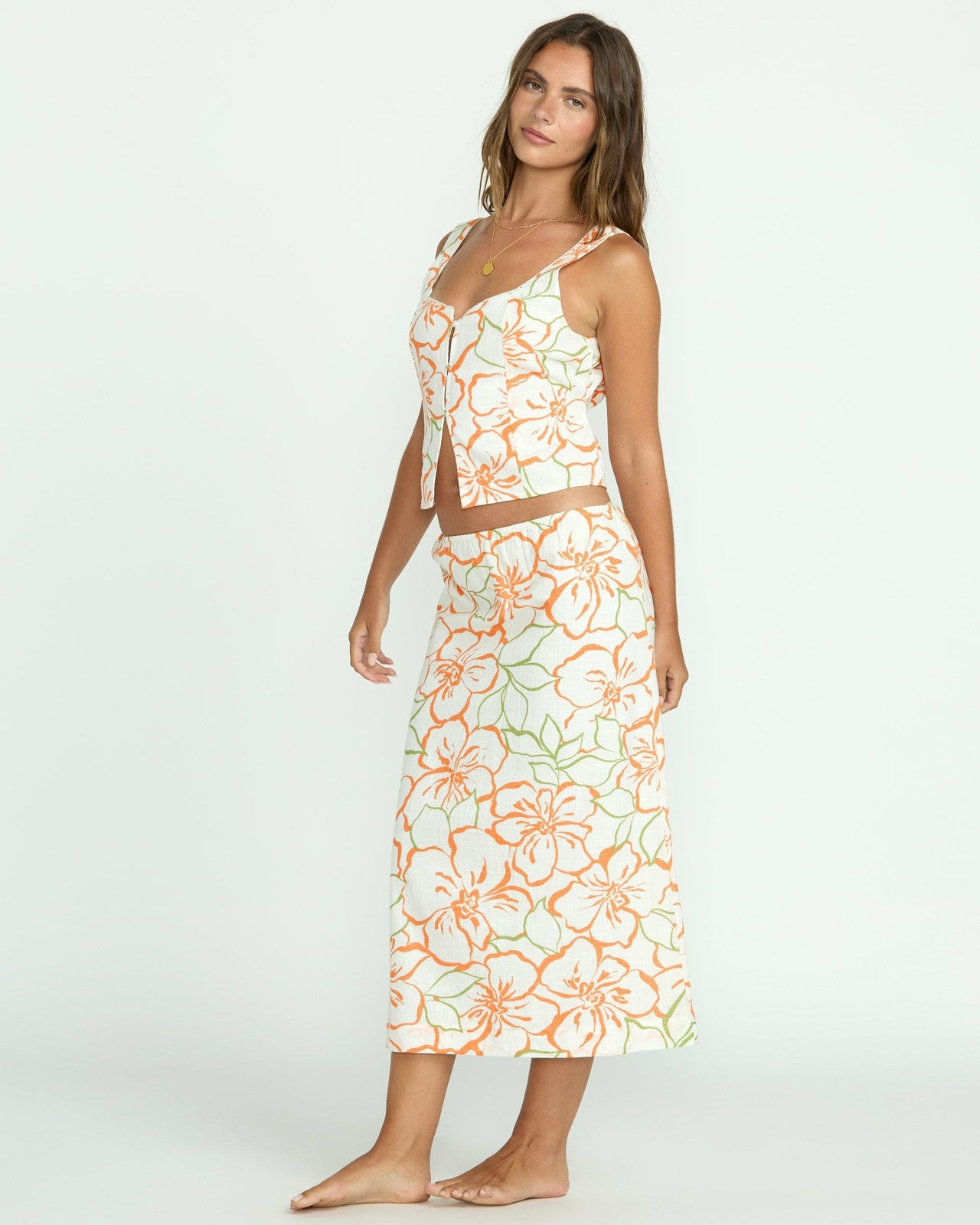 Keep It Simple Skirt | Salt Crystal Billabong