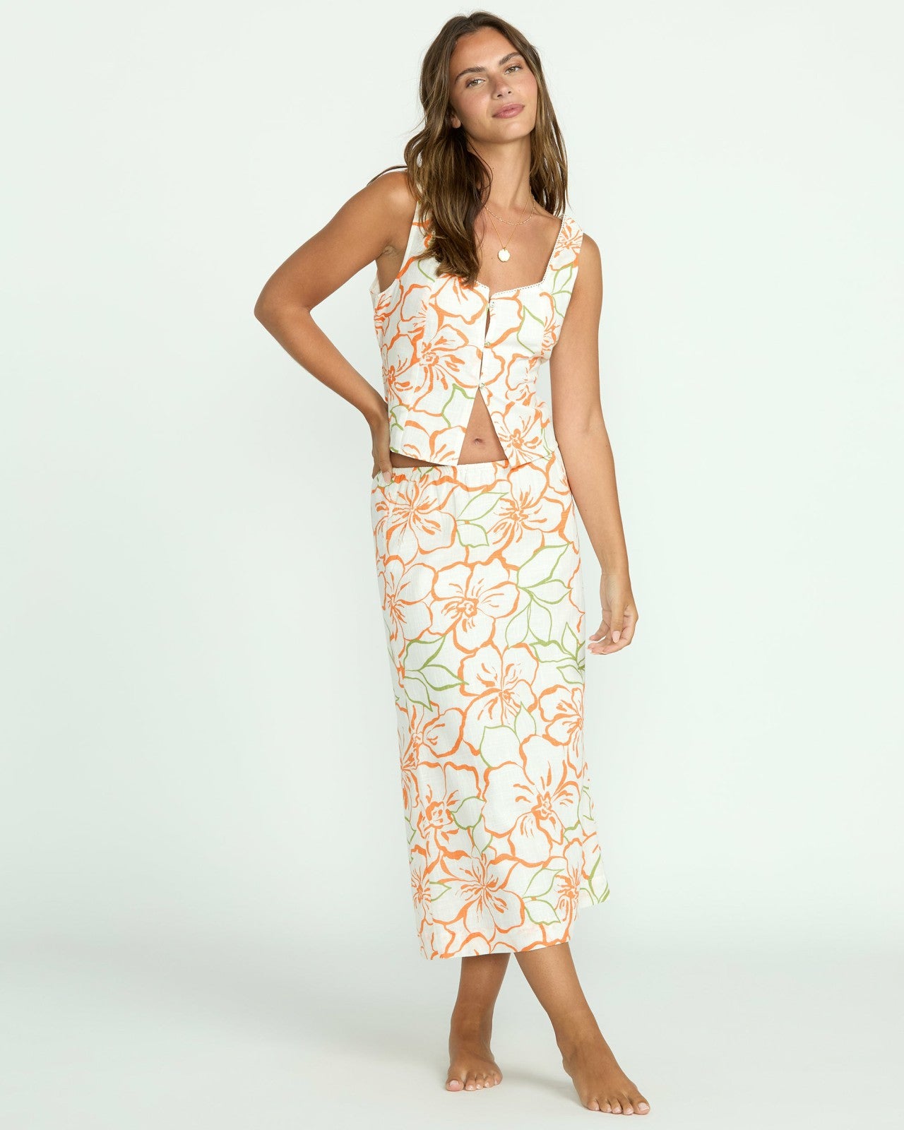Keep It Simple Skirt | Salt Crystal Billabong